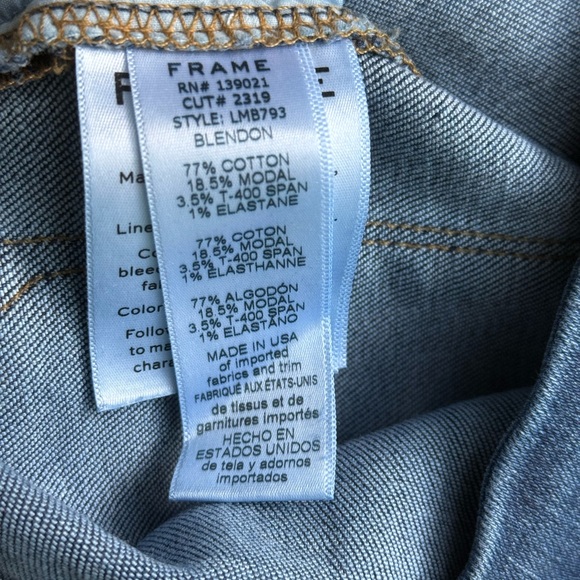 FRAME Le Mini Boot Jeans - Size 27 - Picture 4 of 12